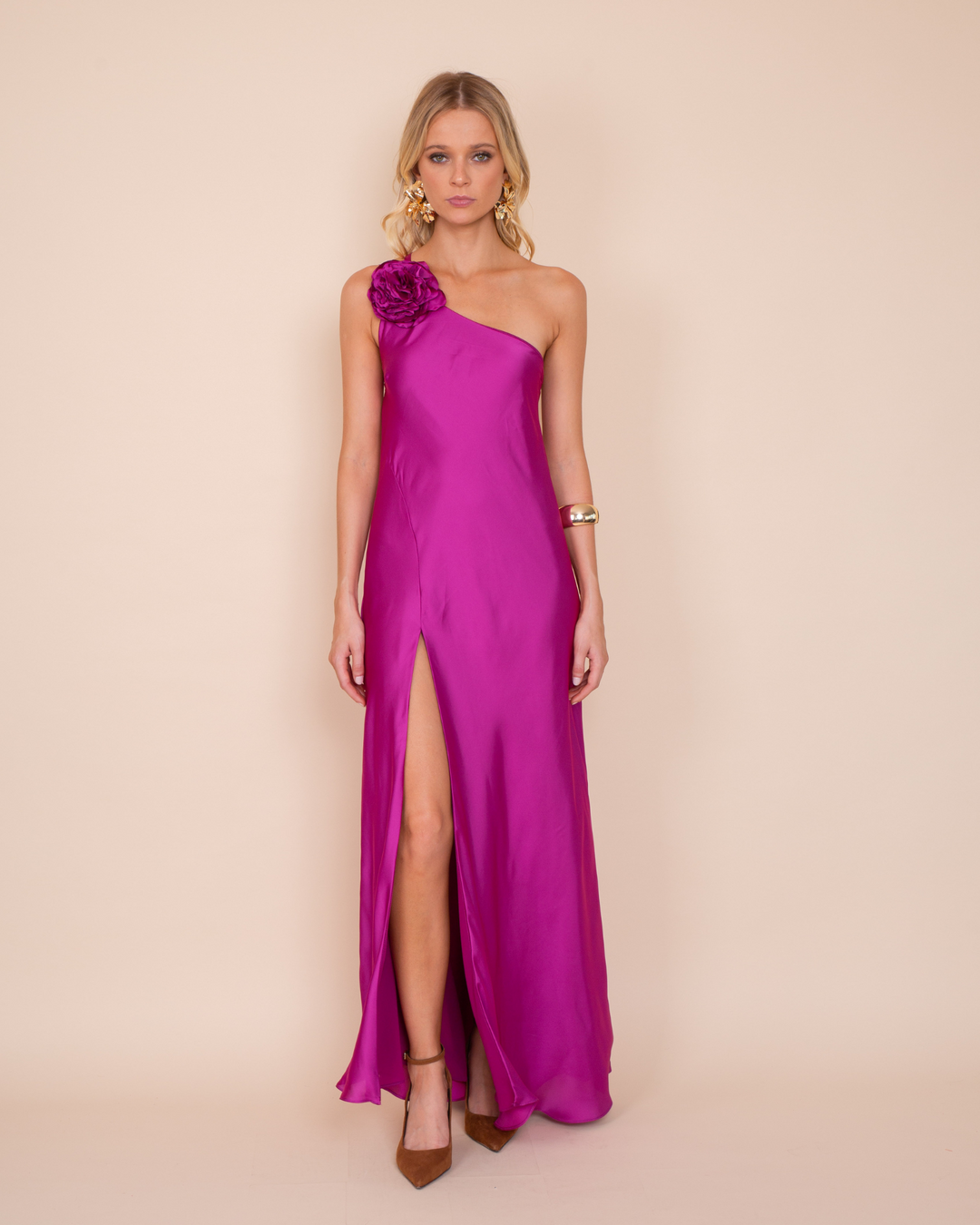 Vestido Adela Magenta