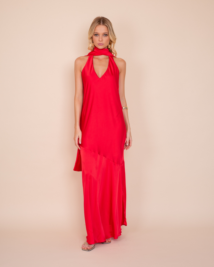 Vestido Emma Rojo fuerte