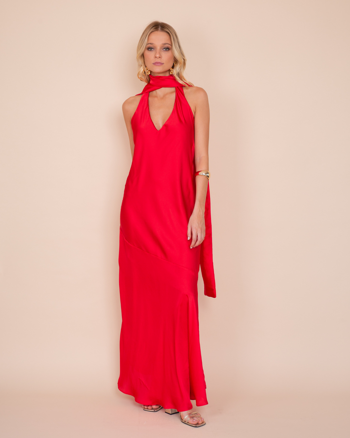 Vestido Emma Rojo fuerte