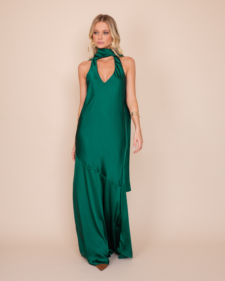 Vestido Emma Verde Botella