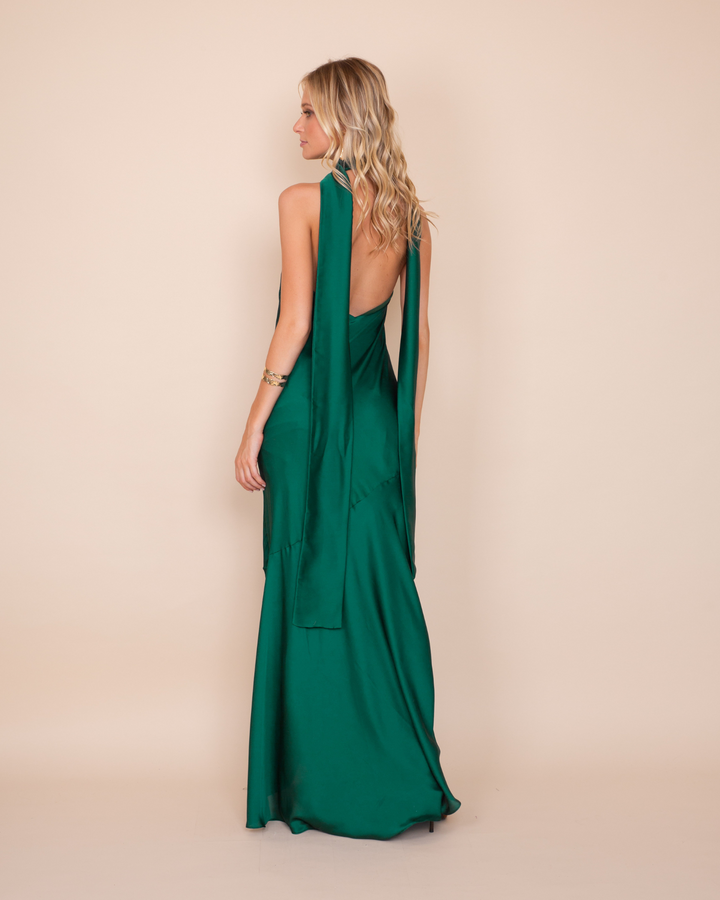 Vestido Emma Verde Botella