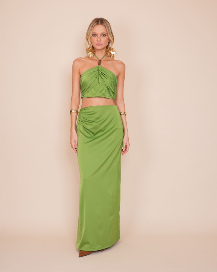 Falda Chiara Verde Pistacho