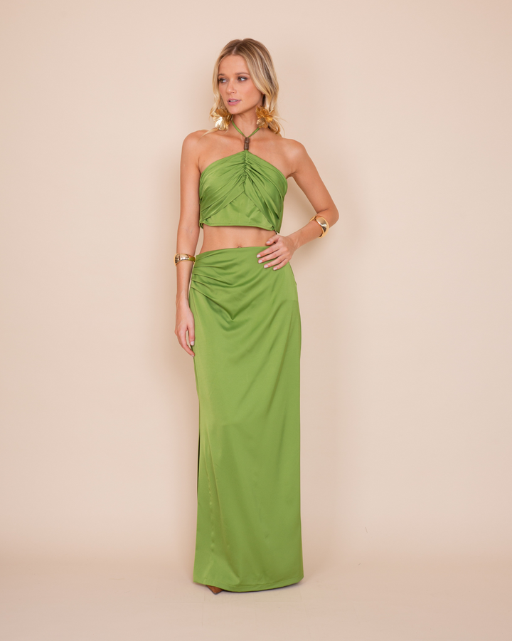 Falda Chiara Verde Pistacho