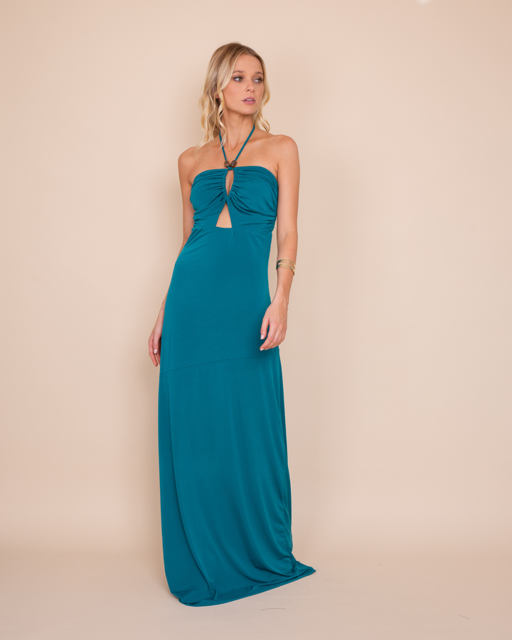 Vestido Olivia petróleo