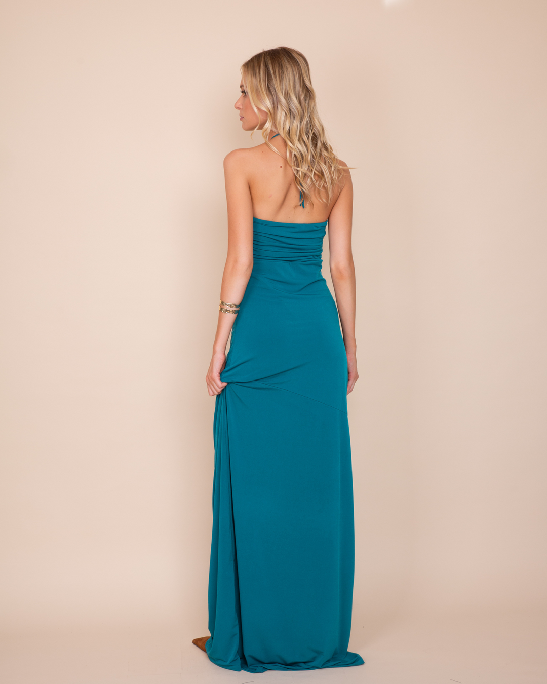 Vestido Olivia petróleo