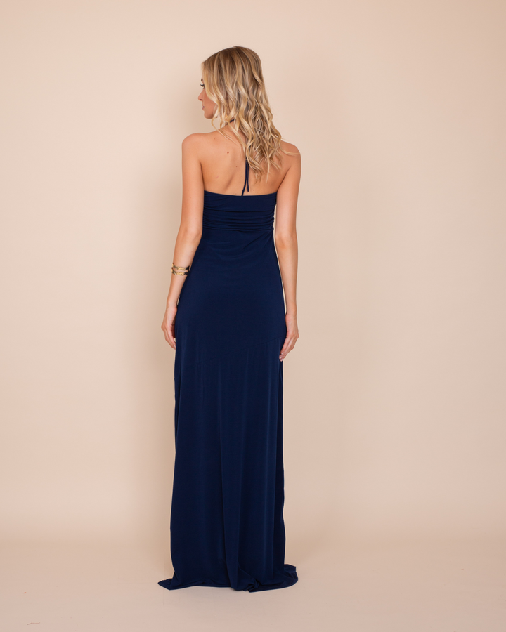 Vestido Olivia azul marino