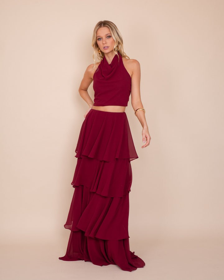 Top Gia Halter Burdeo