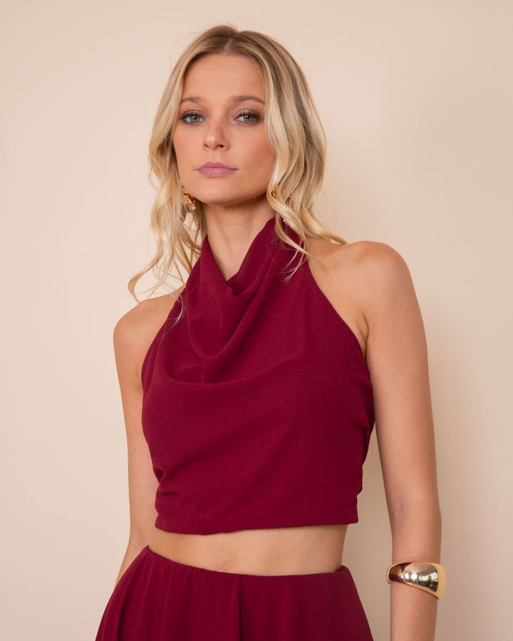 Top Gia Halter Burdeo