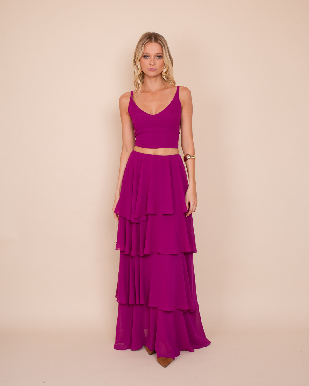 Falda Gia Magenta