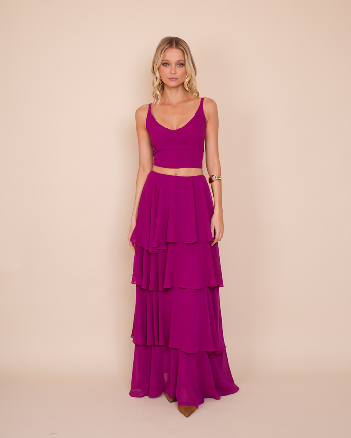 Falda Gia Magenta