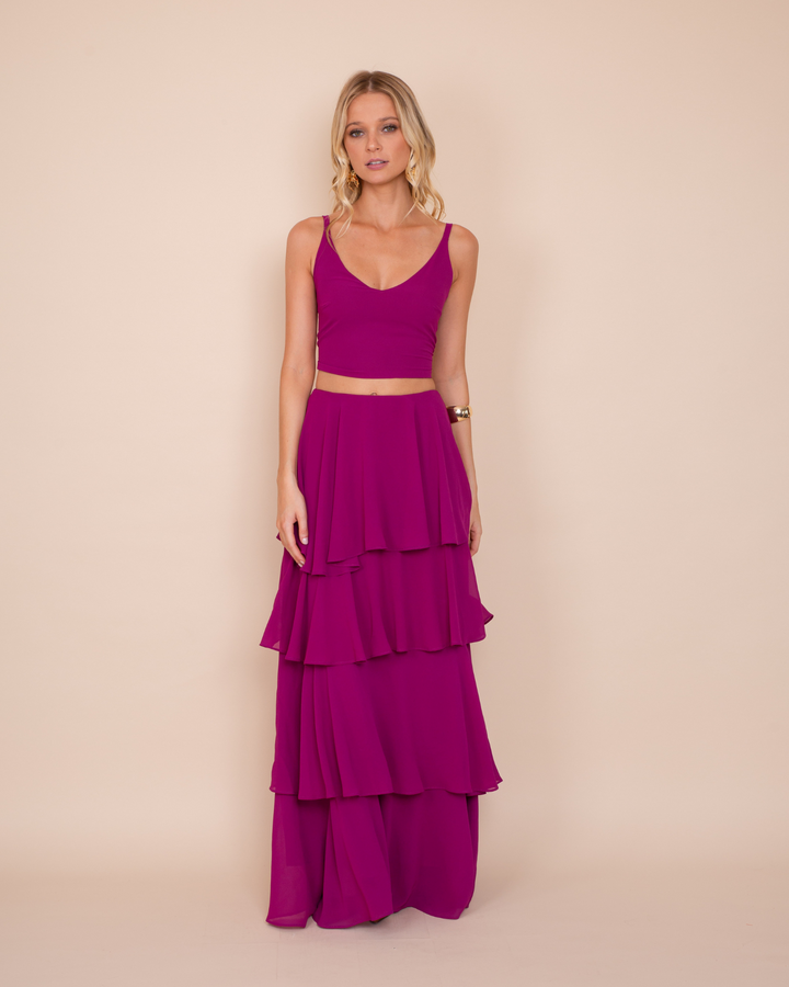 Falda Gia Magenta