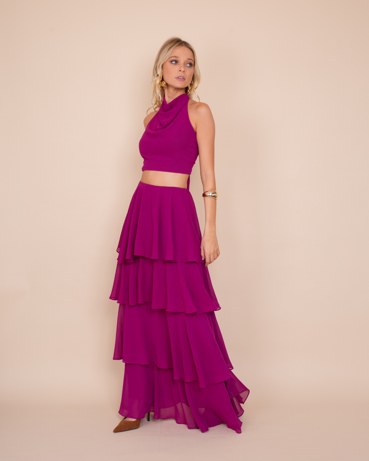 Falda Gia Magenta