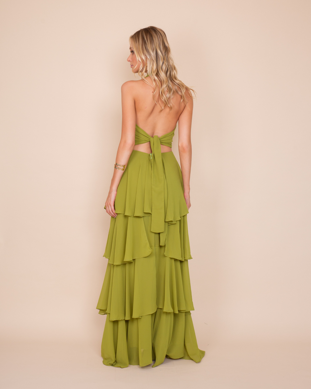 Top Gia Halter Verde Pistacho