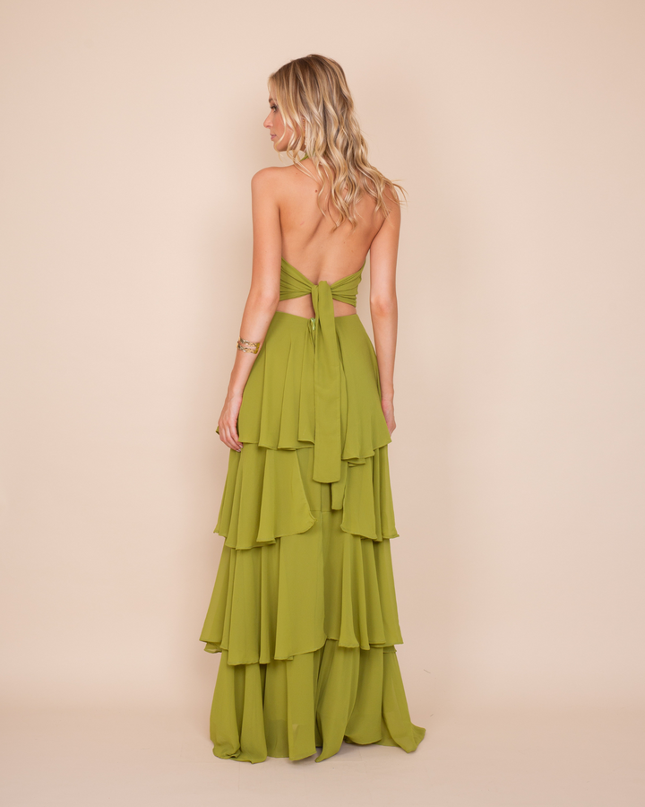 Top Gia Halter Verde Pistacho