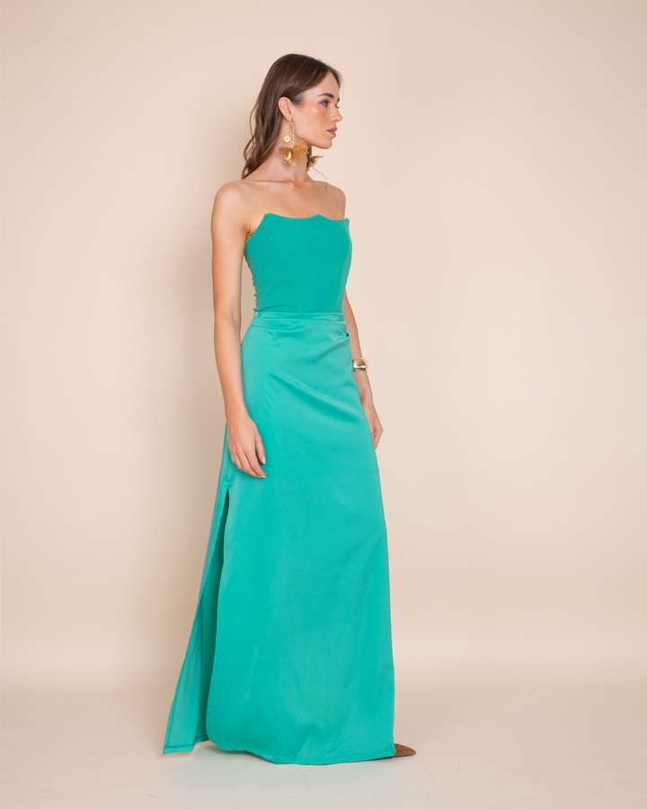 Vestido Diana Turquesa