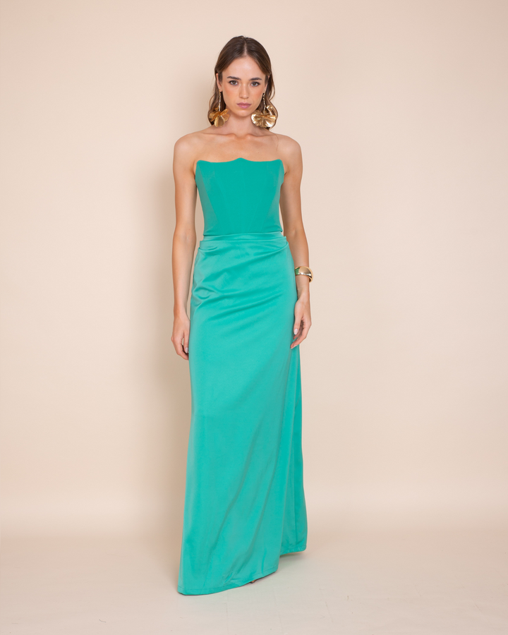 Vestido Diana Turquesa