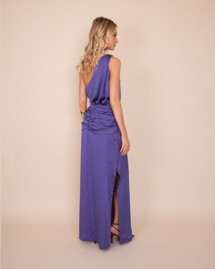 Falda Leonor Morado