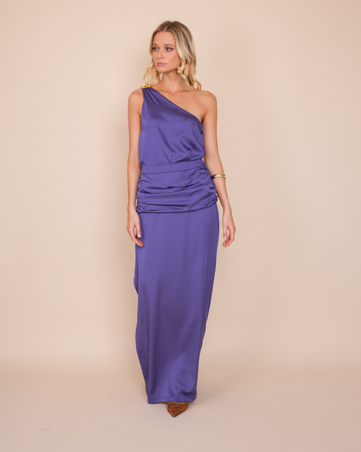 Falda Leonor Morado