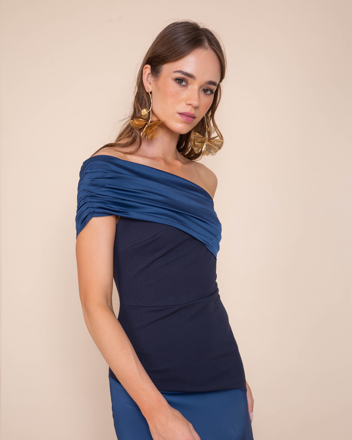 Vestido Lucia Azul Marino