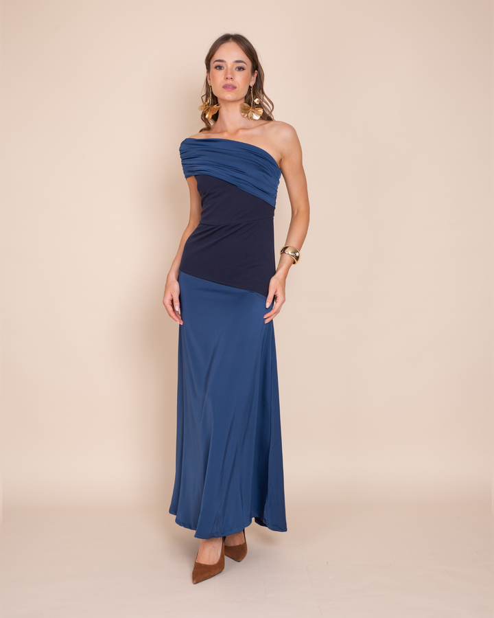 Vestido Lucia Azul Marino