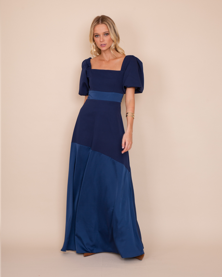 Vestido Elena Azul Marino