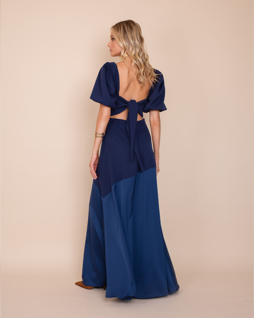 Vestido Elena Azul Marino
