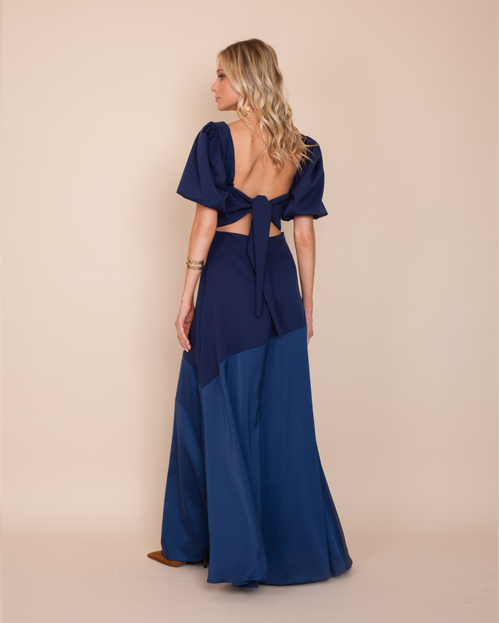 Vestido Elena Azul Marino