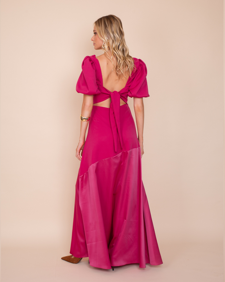 Vestido Elena Fucsia