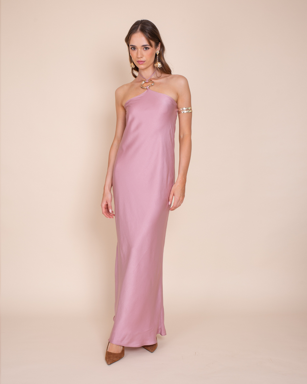 Vestido Cayetana Palo Rosa