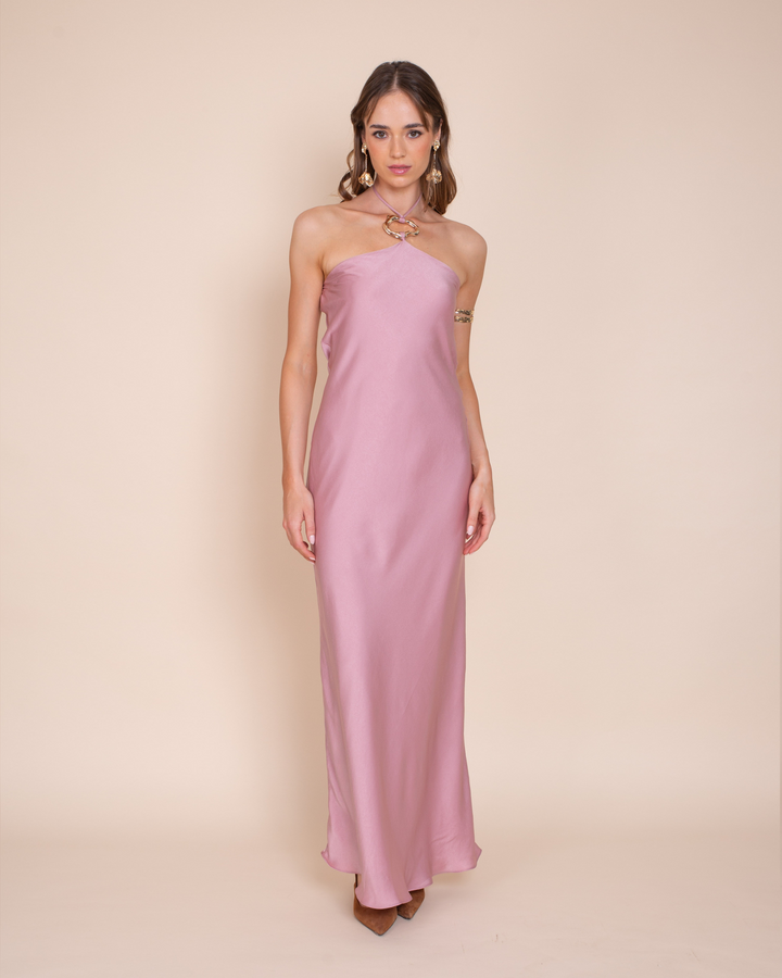 Vestido Cayetana Palo Rosa