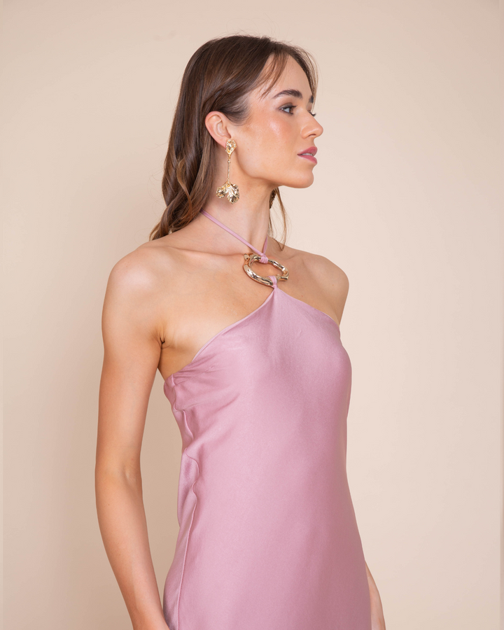 Vestido Cayetana Palo Rosa