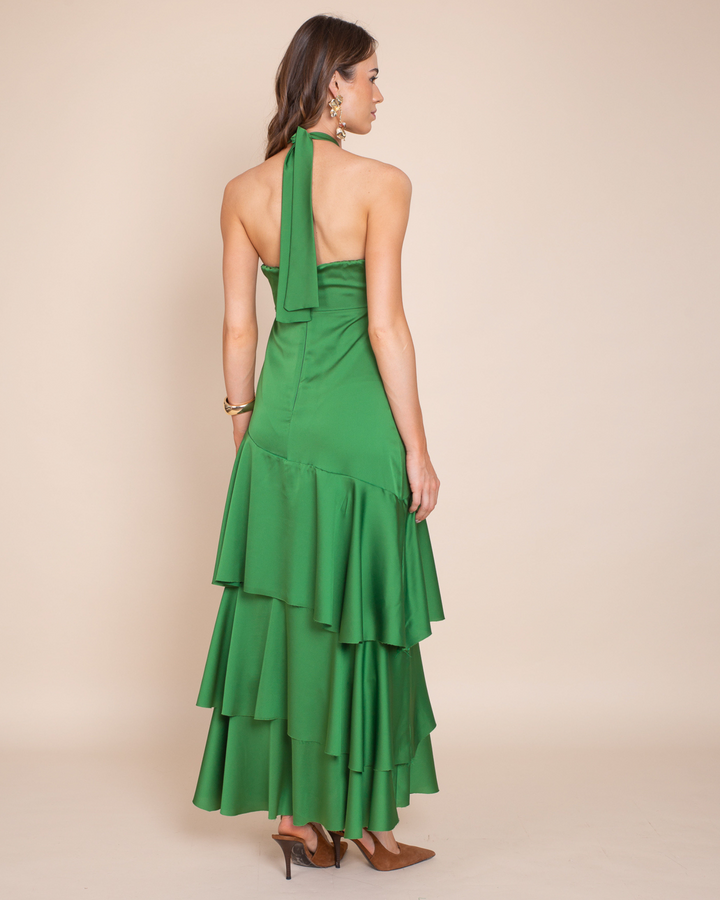Vestido Lia Verde Pistacho