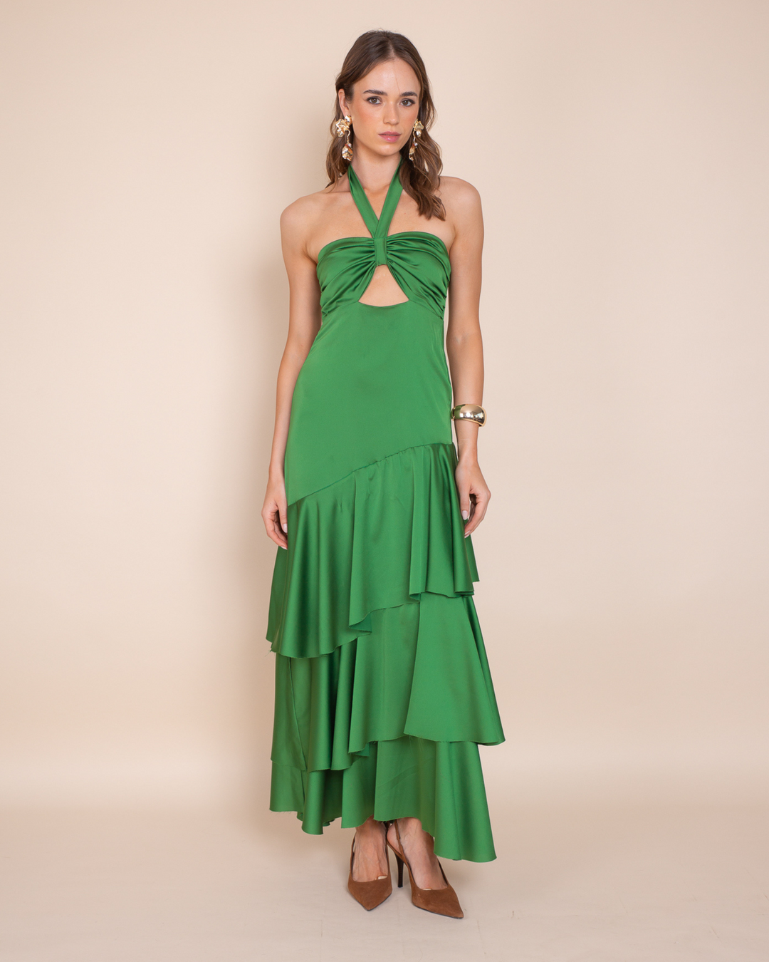 Vestido Lia Verde Pistacho