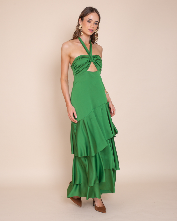 Vestido Lia Verde Pistacho