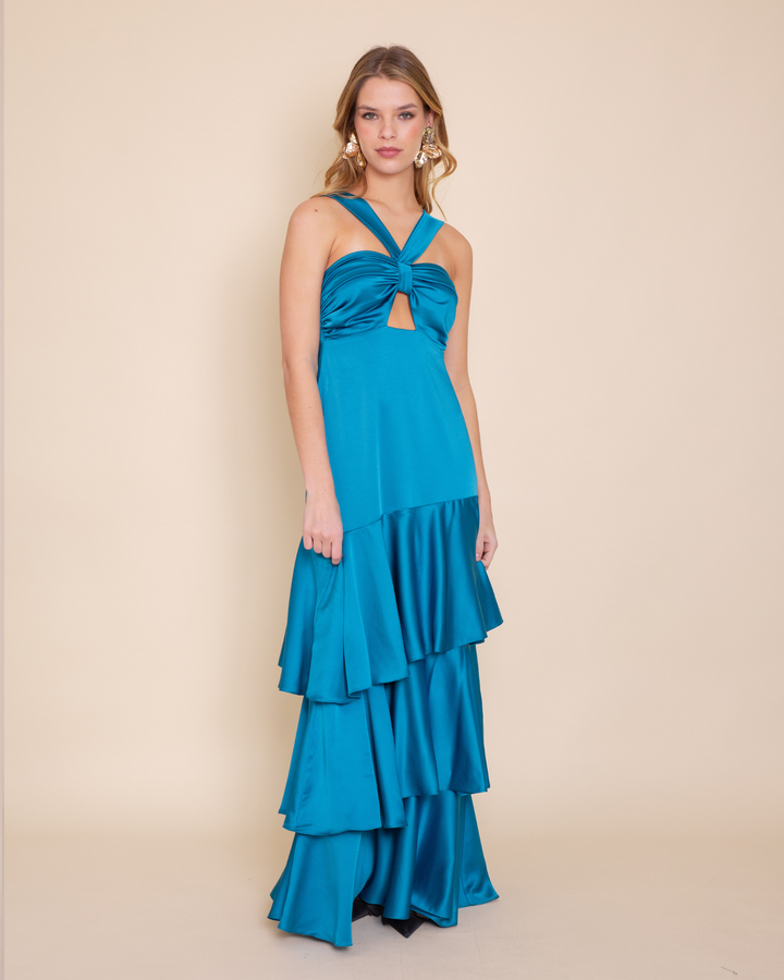 Vestido Lia Azul Claro