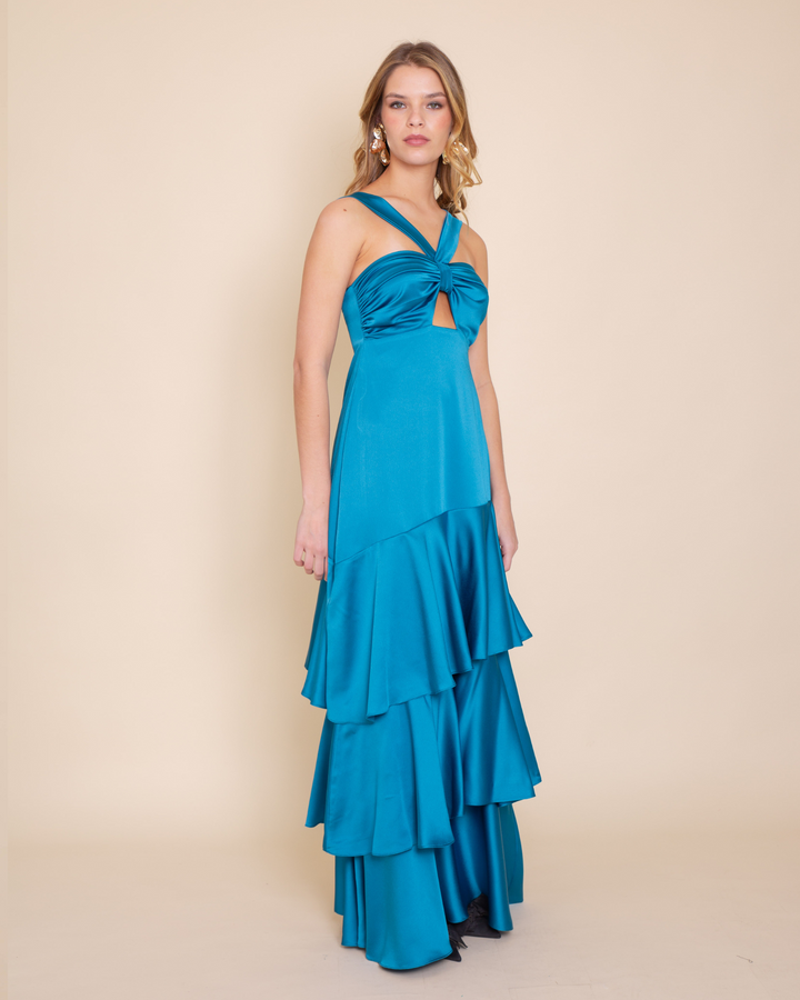 Vestido Lia Azul Claro