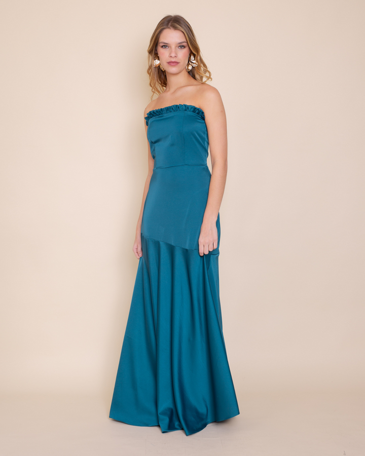 Vestido Agnes Azul Claro