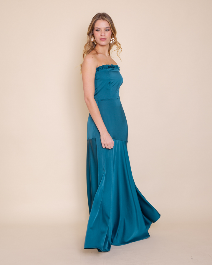Vestido Agnes Azul Claro