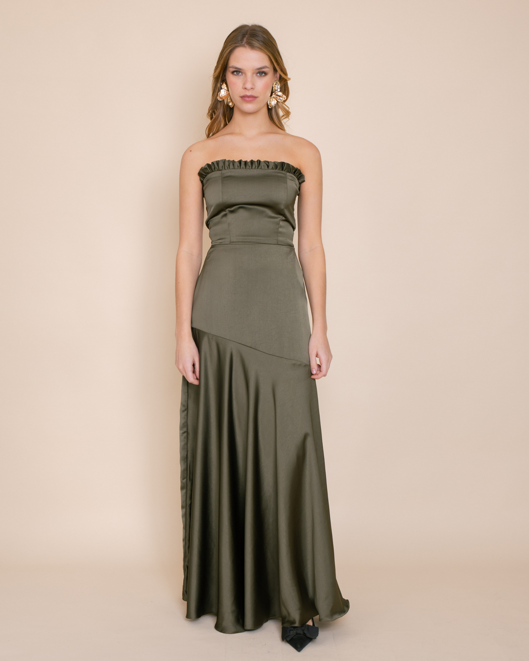 Vestido Agnes Verde Musgo