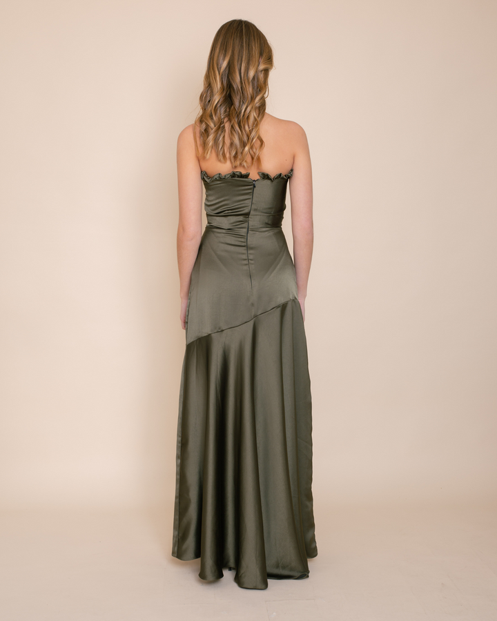 Vestido Agnes Verde Musgo