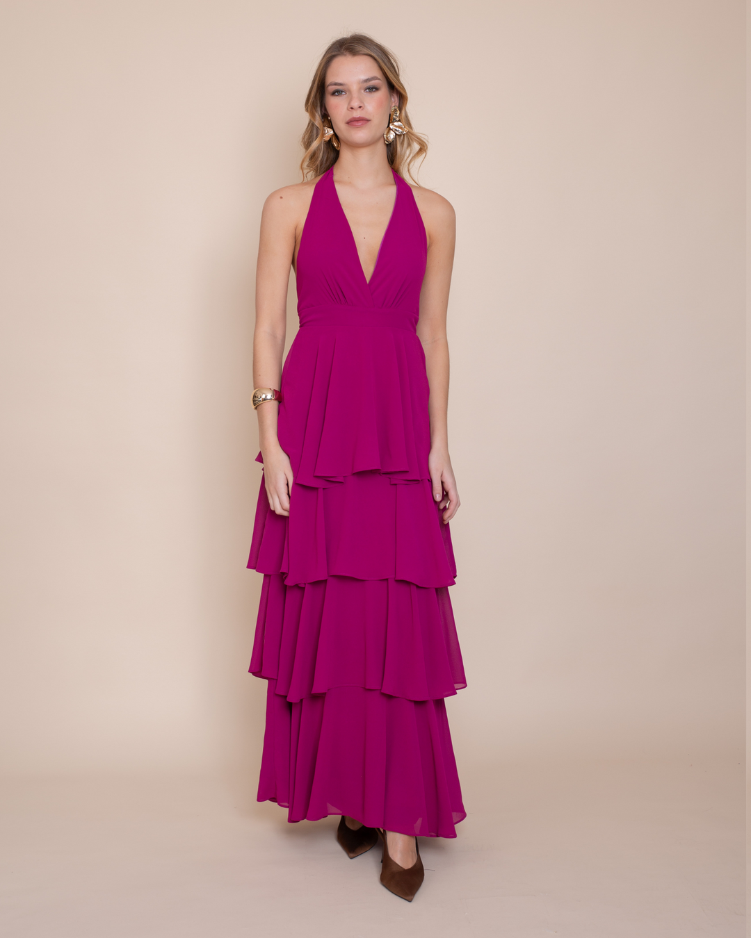 Vestido Celia Magenta