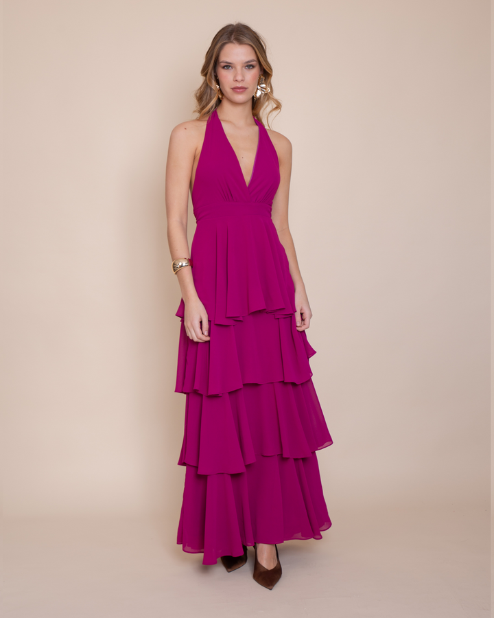 Vestido Celia Magenta