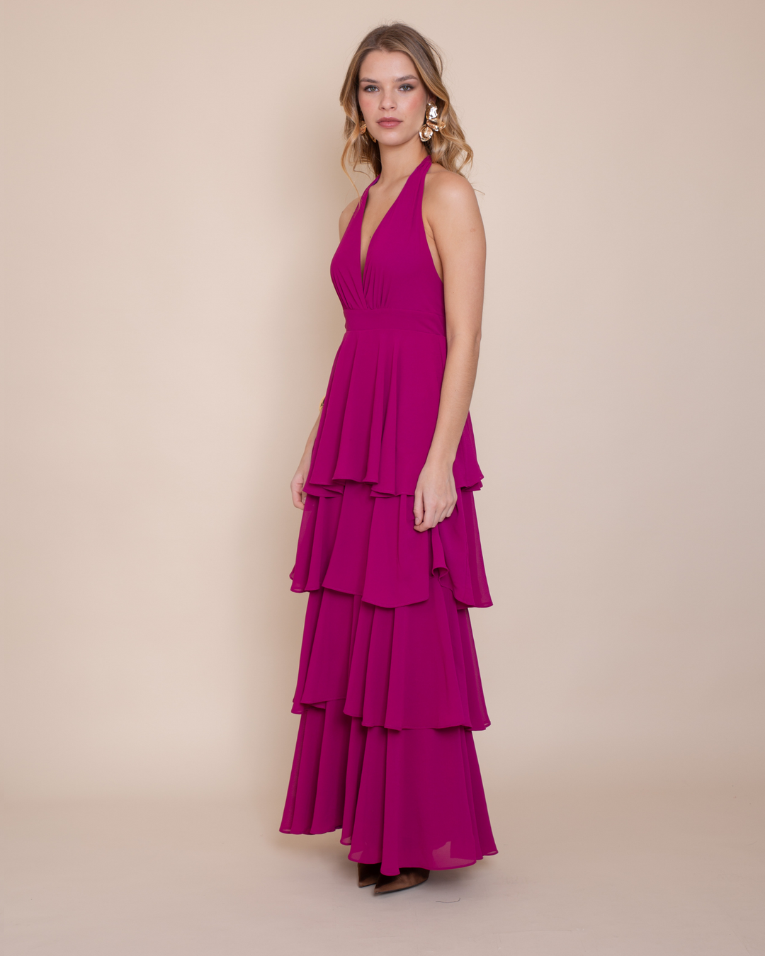 Vestido Celia Magenta
