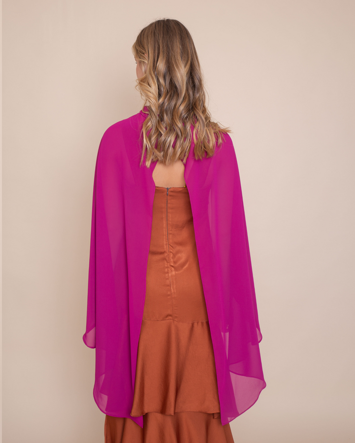Capa de Gasa Belen Fucsia