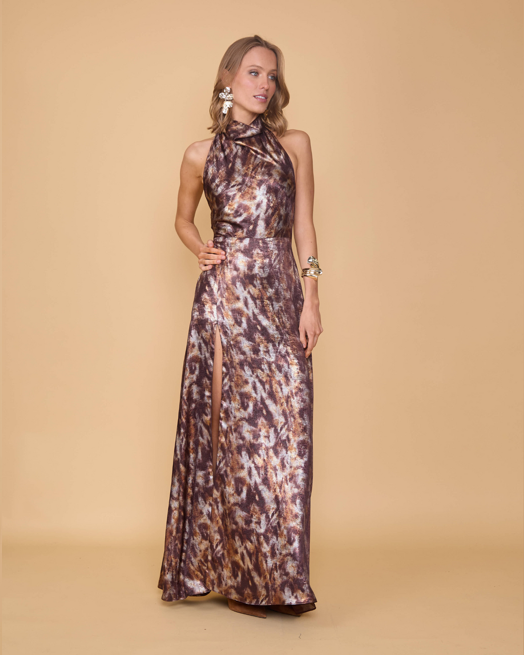 Vestido Matilda Leopardo Brillante