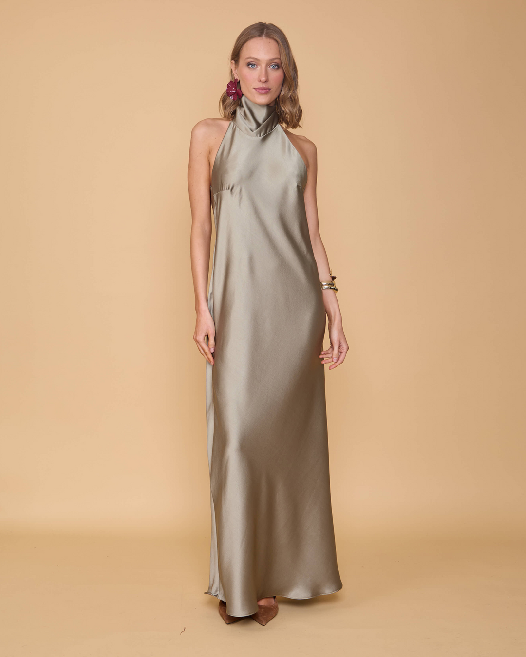 Vestido Amsterdam Verde Olivo Claro