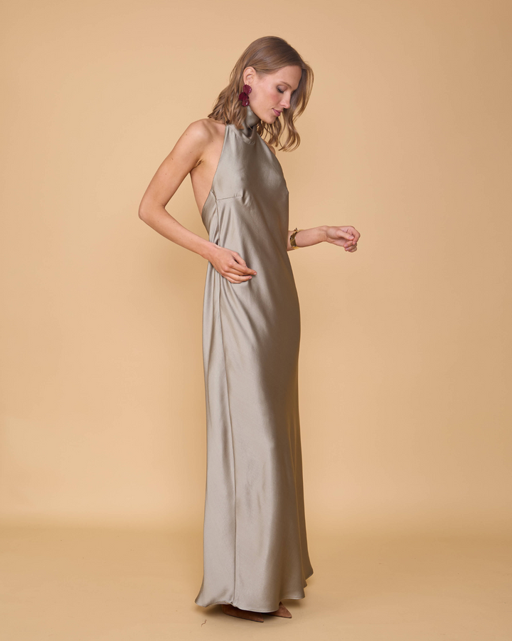 Vestido Amsterdam Verde Olivo Claro