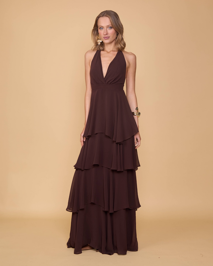 Vestido Celia Cafe