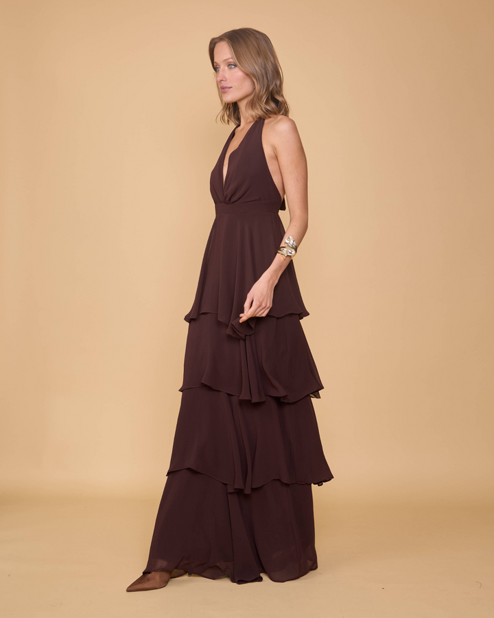 Vestido Celia Cafe