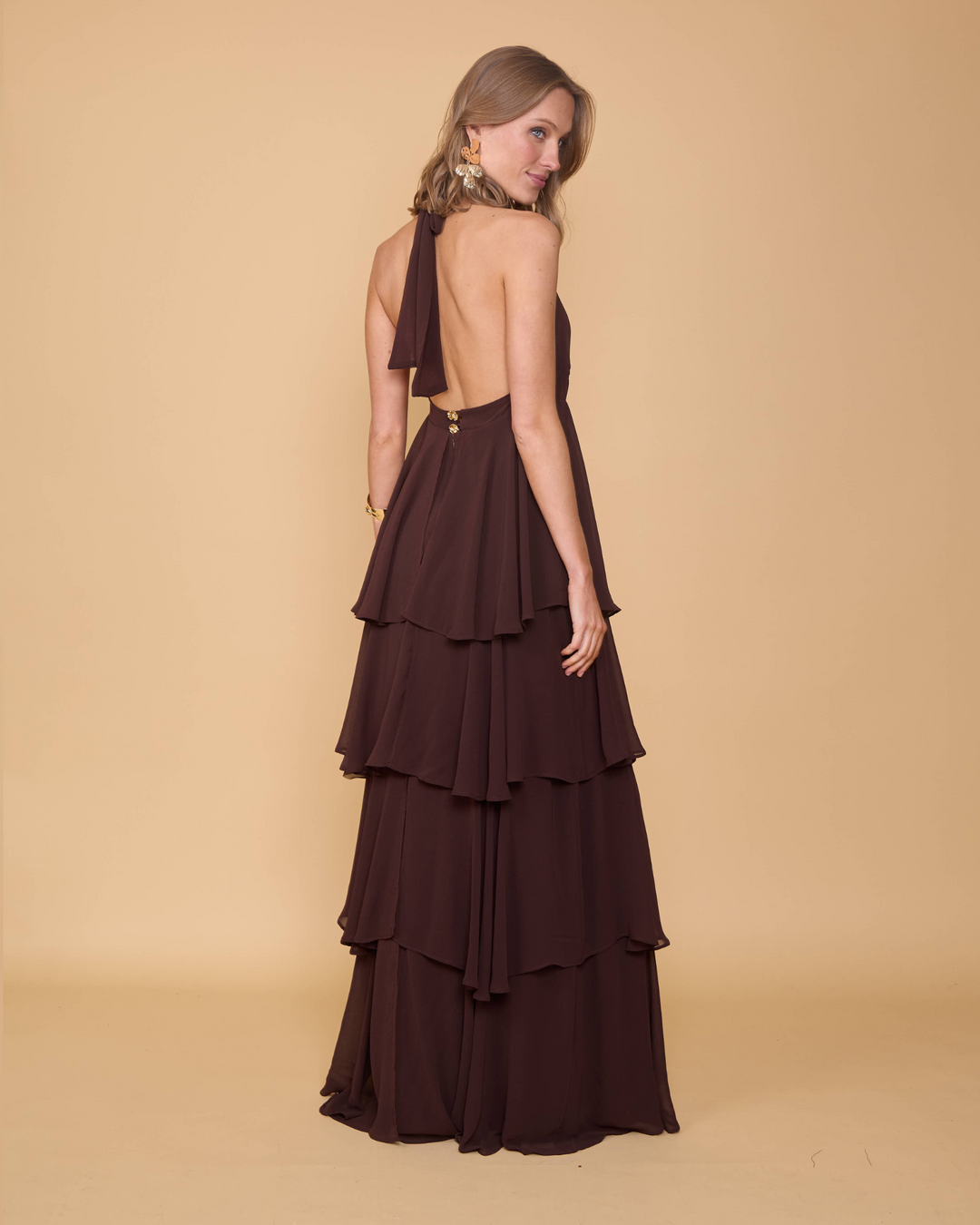 Vestido Celia Cafe